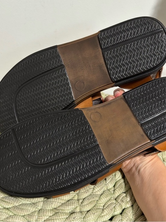 NEW Mezlan R20257 Cognac Calfskin Fisherman Handmade Leather Sandal Size 10 main image 9